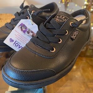 Skechers Women's Bobs B Cute Fate Date Slip-On Sneaker Vegan Leather Memory Foam